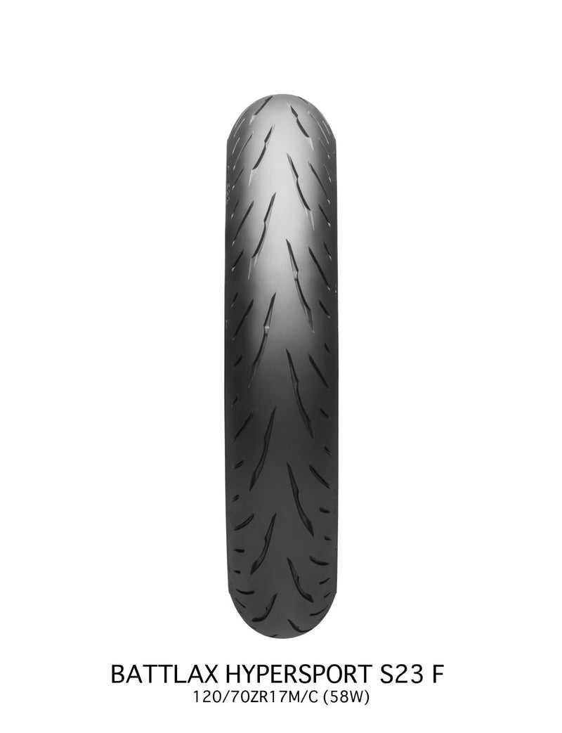 Bridgestone Battlax Hypersport S23 Tyre Front Each