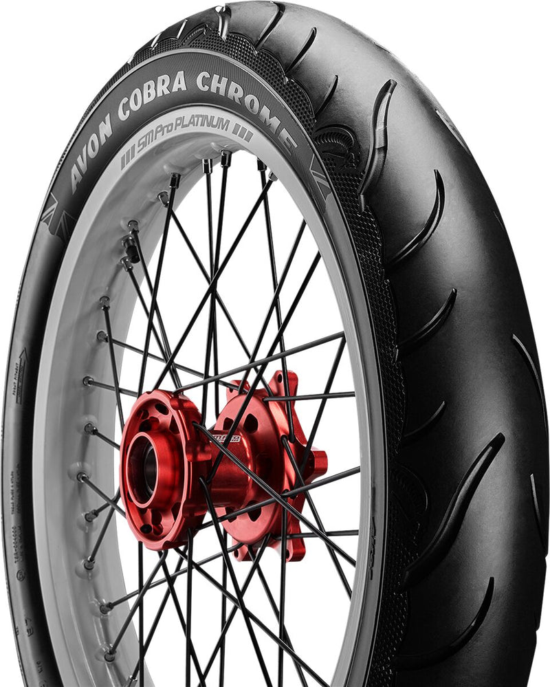 Cobra Chrome AV91 Reinforced Tyre : 130/70-18| 130/70B18