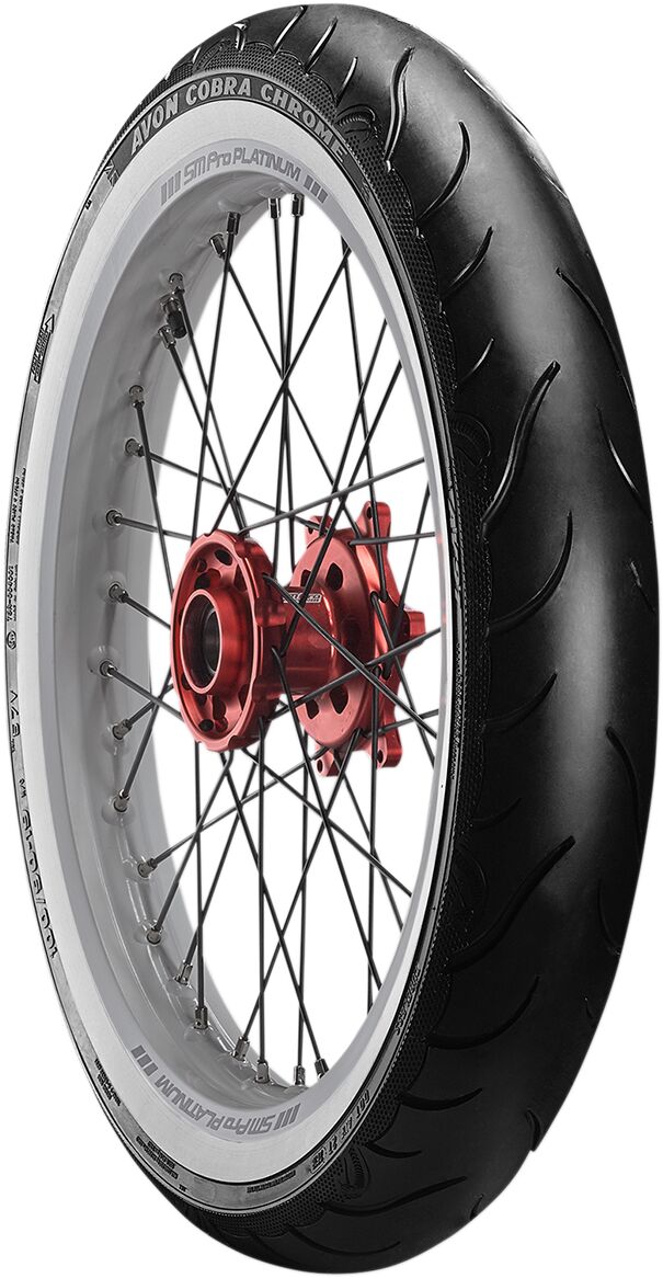 Cobra Chrome AV91 Tyre : 100/90-19
