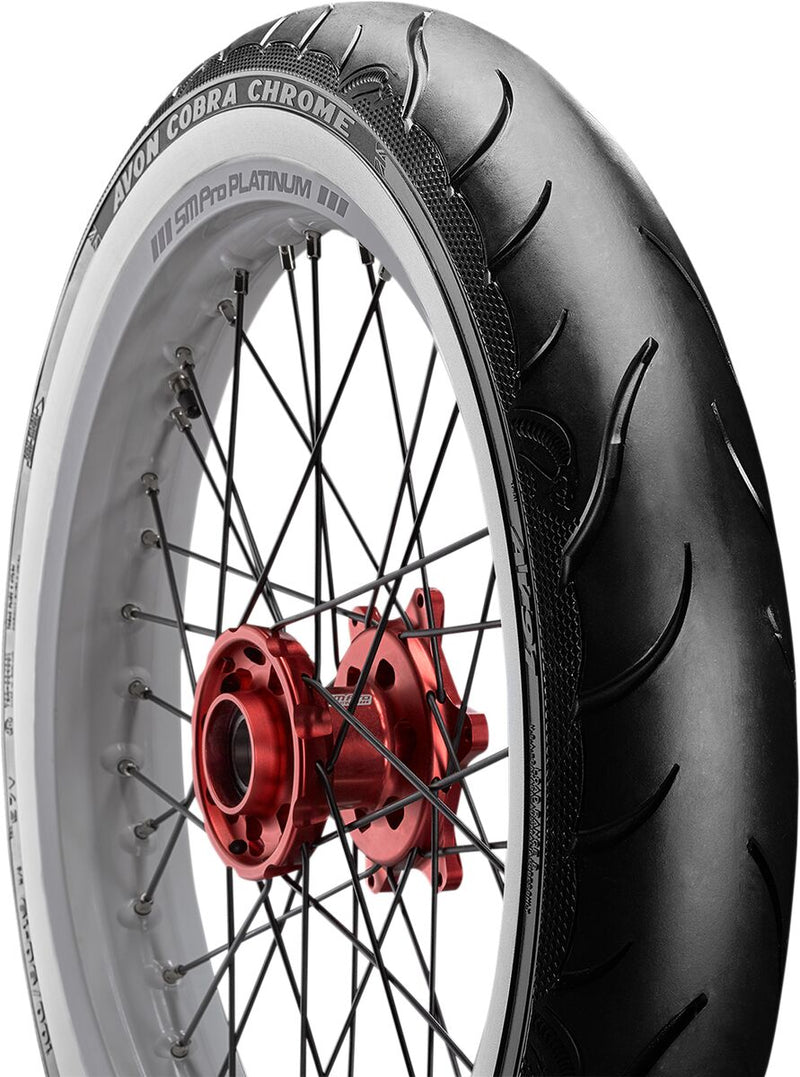 Cobra Chrome AV91 Tyre : 100/90-19