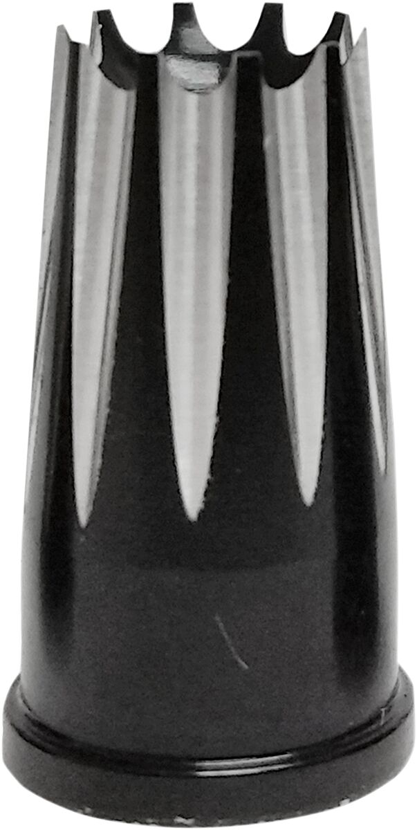 Avon Grips Excalibur Valve Stem Cap - Billet Aluminum, Each - Anodized / Black