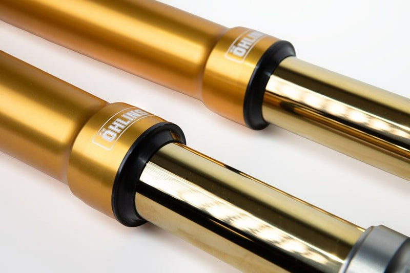 Ohlins FORK HD CVO ROAD/STREET GLIDE for 2023-2026 Harley-Davidson Fork Assembly Gold Front Billet Aluminium Pair #FGRT 308