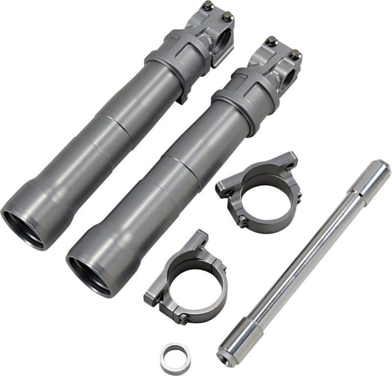 Alloy Art Clear Anodised Lower Front Fork Legs for 2014-2020 Harley-Davidson Touring Motorcycles