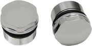 Chrome Fork Tube Plugs and Caps Dyna,
Classic,
Sportster