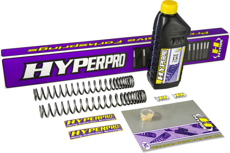 Hyperpro Fork Springs for Harley Davidson for 2000-2005 Harley-Davidson FXDWG 1450 Spring Kit Pair #SP-HD14-SSA002