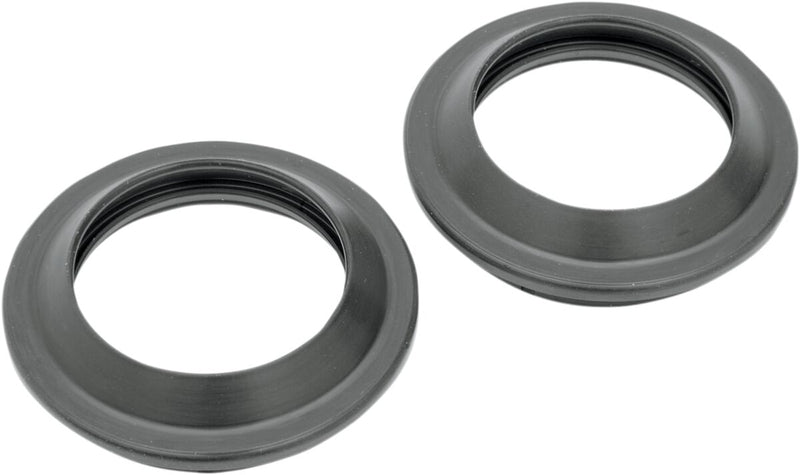 Drag Specialties Fork Boots/dust Seals - Rubber, Pair - Black for Harley-Davidson Sportster, Dyna & FXR 1984-2022