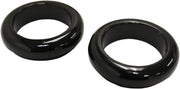 LA Choppers Fork Dust Covers In Gloss Black Powdercoat For 87-94 FXR, 91-05 FXDL (Except 00-05 FXDX, FXDXT), 87-16 XL (Except