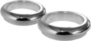LA Choppers Fork Dust Covers In Chrome For 06-15 FXD, FXDWG