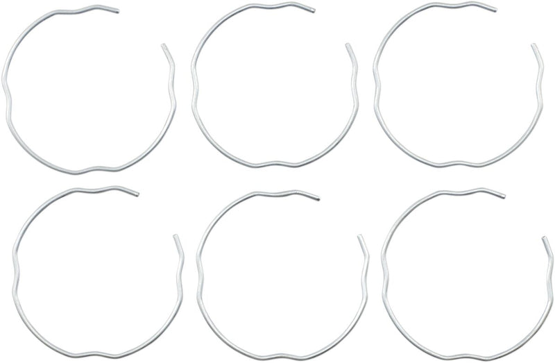 James Gasket Fork Seal Retainers - 6 Pack for Harley-Davidson Sportster, Dyna & FXR 1986-2019