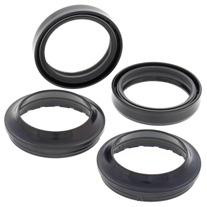 All Balls Fork Oil Seal/ Dust Seal Kit - Rubber, Fork Seal, Set - Black for Harley-Davidson Softail, Sportster, V-Rod & Buell 1983-2020