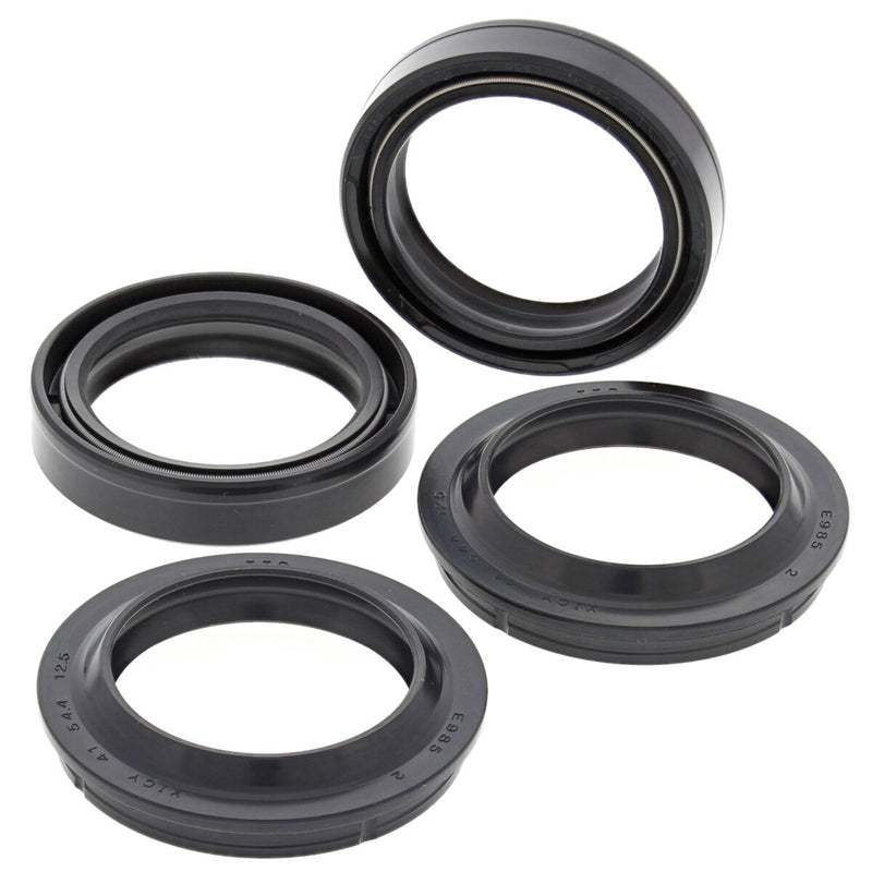 All Balls Fork Oil Seal/ Dust Seal Kit - Fork Seal, Set, Rubber - Black for Harley-Davidson Touring, Softail, Sportster & Trike 1983-2025