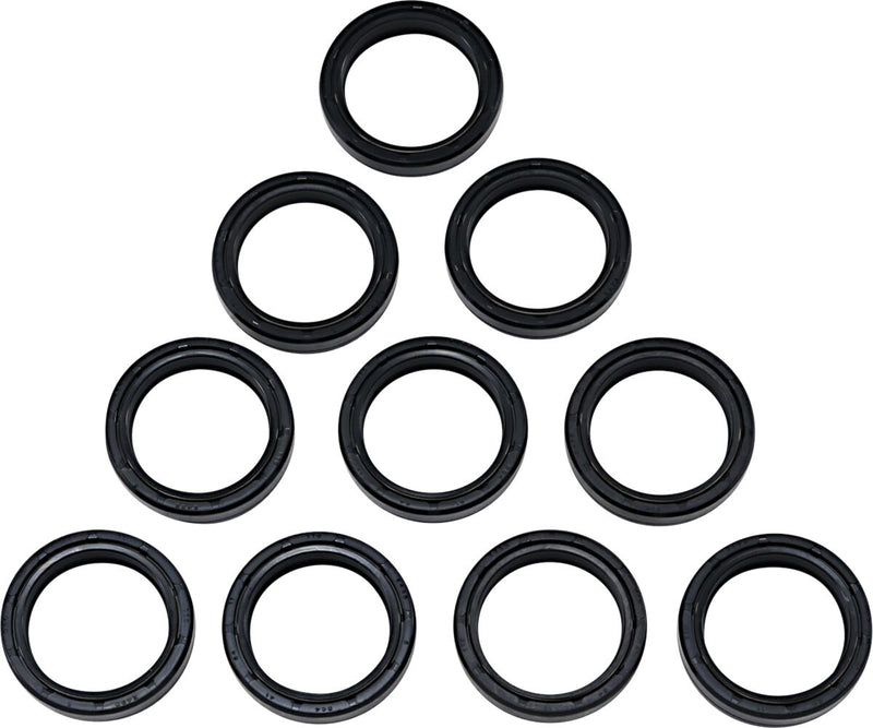 Drag Specialties Fork Seals/dust Seals 10-pack - SEAL FORK 41MM Showa 10PK for Harley-Davidson Touring, Softail, Dyna & Trike 1985-2017
