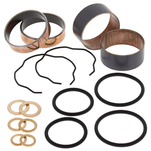 All Balls fork slider bushing kit Kawasaki: 99-00  1100 ZR ZRX; 01-05  1200 ZRXR; 02-05  1200 ZZR  Suzuki: 98-03  1000 TLR; 97-01  1000 TLS; 89-90  1100 GSXR  Triumph: 03-06  600 Speed 4; 00-03  600 TT; 05  650 Daytona; 91-93  750 Daytona; 94-96  885 Spee