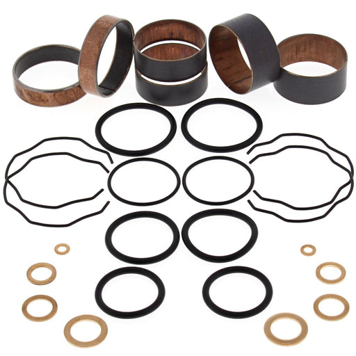 All Balls fork slider bushing kit Kawasaki: 96-09  500 EN Vulcan LTD; 03-06  500 KLE (Euro); 95-97  600 ZX (ZX-6R); 91-93  750 ZEPHYR (ZRC); 94-06  1000 ZG Concours; 88-90  1000 ZX Ninja ZX10; 95-97  1100 ZXE GPZ; 96  1100 ZXF1  Suzuki: 91-92, 93  400 GSF