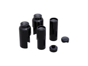Rick's Motorcycles FORK COVER KIT COMPLETE for 2018-2024 Harley-Davidson FXBR Black Upper