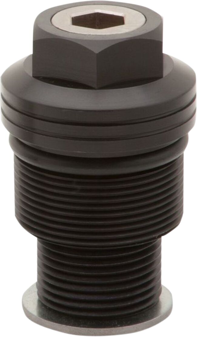 Burly Brand Fork Preload Adjusters - Aluminum, Pair - Black for Harley-Davidson Sportster, Dyna & FXR 1987-2019