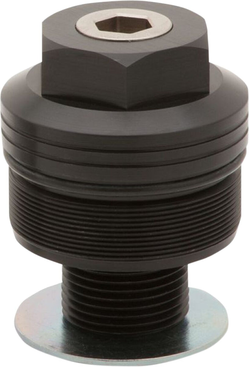 Burly Brand Fork Preload Adjusters - Pair, Aluminum - Black for Harley-Davidson Softail, Dyna, V-Rod & FXR 2006-2024