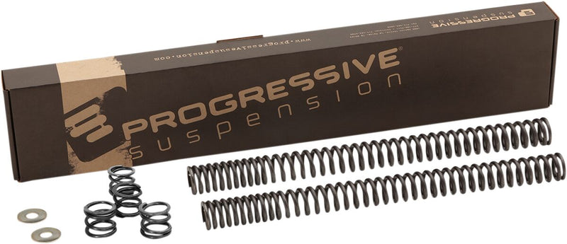 Progressive Suspension Fork Springs - Standard, Pair - Black for Harley-Davidson Touring & Softail 2014-2025