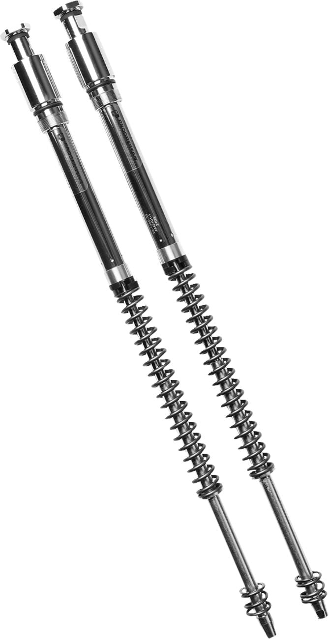 Progressive Suspension Monotube Fork Kit for 1996-2013 Harley-Davidson Cartridge Black