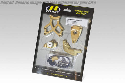 Hyperpro Steering Damper Mounting Kit for 2024-2025 BMW R 1300 GS ABS Gold Steering Damping Aluminium #MK-BM13-O001