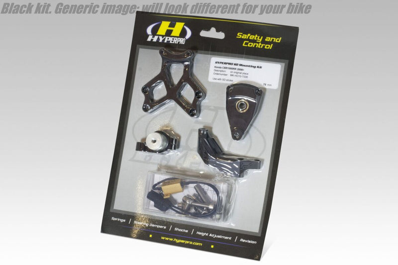 Hyperpro Steering Damper Mounting Kit for 2023-2025 CF MOTO NK 800 ABS Black Steering Damping Aluminium