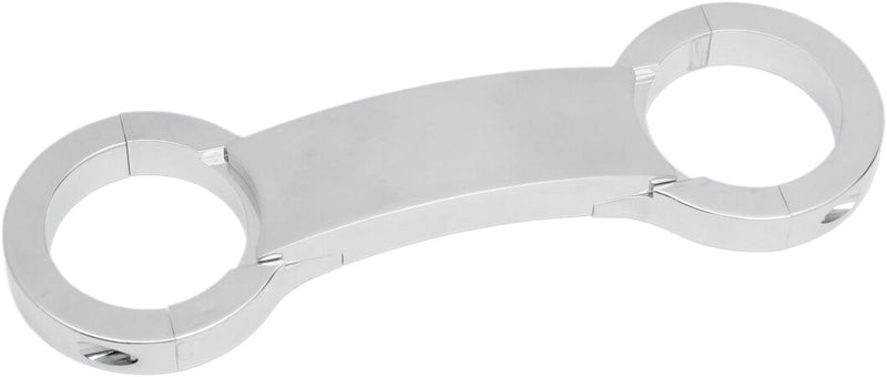Drag Specialties Chrome Front Fork Brace - Aluminum, Each for Harley-Davidson Dyna & V-Rod 2003-2015