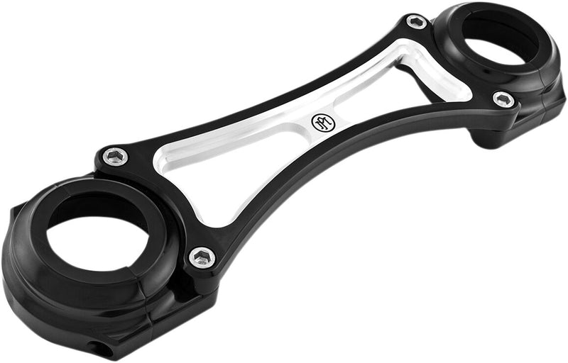 Performance Machine Fork Brace - Each, Billet Aluminum - Contrast Cut™ for Harley-Davidson Softail 1985-2013