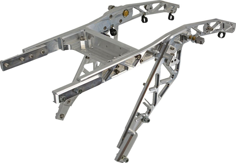 Trask Billet Rear Frame Tail Section - 6061 Billet Aluminum, Full Race, Kit for Harley-Davidson Touring 2009-2024