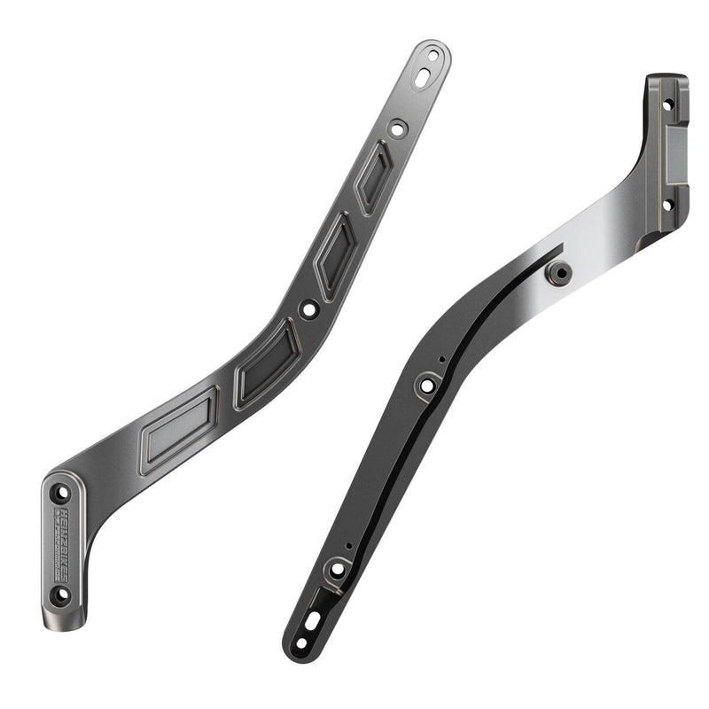 Heinz Bikes Performance Fender Struts for 2018-2025 Harley-Davidson Silver 6061 Billet Aluminium Pair