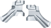 Kuryakyn Neck Covers In Chrome For Harley-Davidson 2007-2017 FL Softail Motorcycles