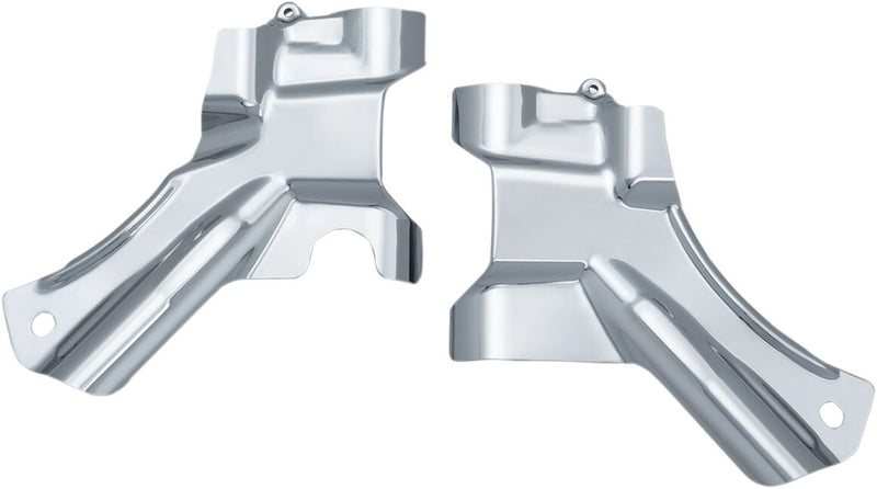 Kuryakyn Neck Covers In Chrome For Harley-Davidson 2007-2017 FL Softail Motorcycles