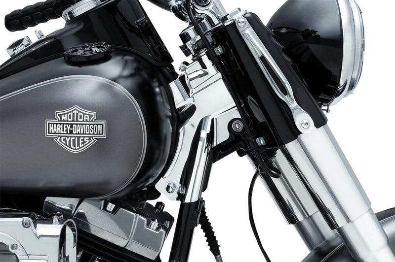 Kuryakyn Neck Covers In Chrome For Harley-Davidson 2007-2017 FL Softail Motorcycles #KUR7833