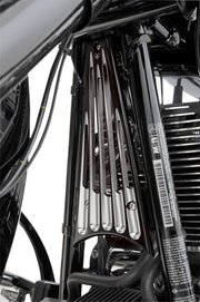 Arlen Ness Frame Grill Deep Cut Black - Part #101971