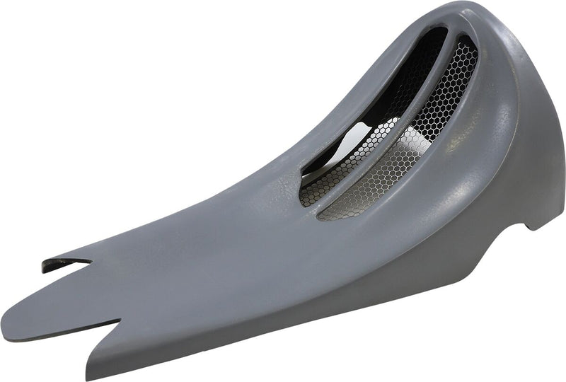 Trask Chin Spoiler - Raked, Each, Fiberglass - Unfinished for Harley-Davidson Touring 2009-2013