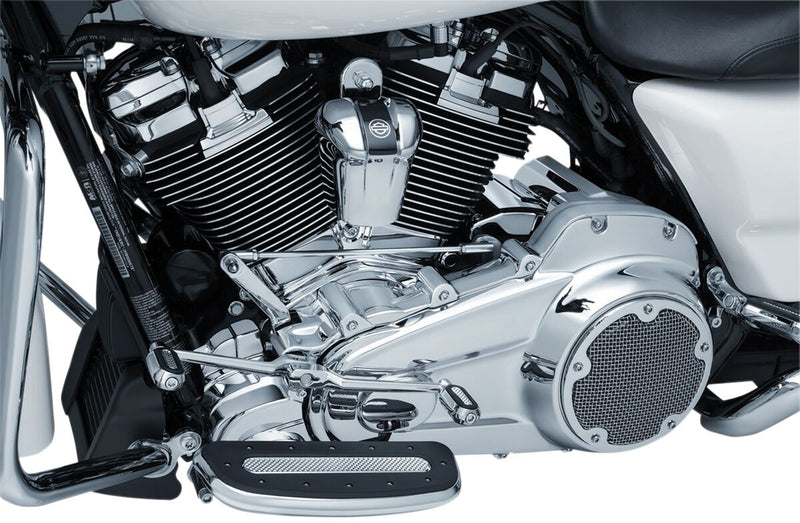 Kuryakyn Precision Lower Front Frame Cover In Chrome For Harley-Davidson 2017-2023 Touring Models