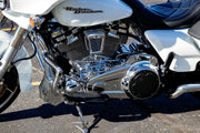 Kuryakyn Precision Lower Front Frame Cover In Chrome For Harley-Davidson 2017-2023 Touring Models