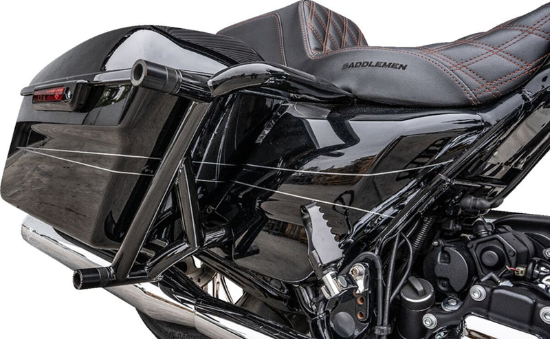 Burly Brand Brawler Front & Rear Crash Bar Kit For Harley-Davidson 2009-2023 Touring Models