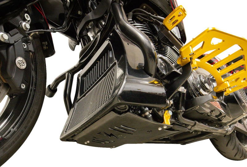 Thrashin Supply Co. Carbon Fibre Skid Plate for 2024-2025 Harley-Davidson Black #TSC-3034-5