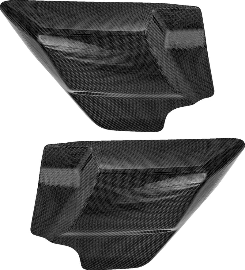 Saddlemen Side Cover for 2009-2025 Harley-Davidson Black Carbon Fibre Left Right Pair #CF-809-07-006