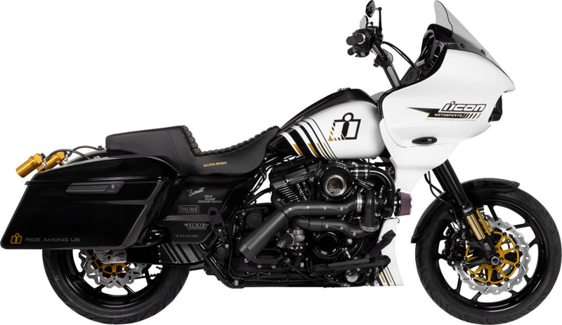 Saddlemen Side Cover for 2009-2025 Harley-Davidson Black Carbon Fibre Left Right Pair #CF-809-07-006
