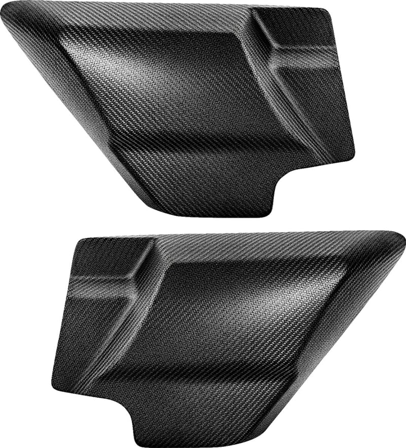Saddlemen Side Cover for 2009-2025 Harley-Davidson Black Carbon Fibre Left Right Pair #CF-809-07-006M