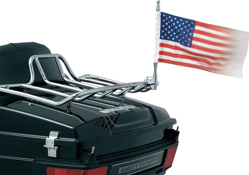 Kuryakyn Vertical Flag Mount Kit In Chrome For 1/2 Inch Tubing