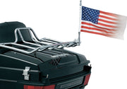 Kuryakyn Vertical Flag Mount Kit In Chrome For 1/2 Inch Tubing #KUR4254