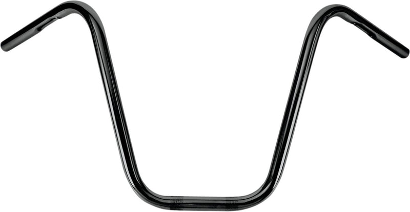 Burly Brand 14 Inch Apehanger Handlebars in Black For 1982-2022 Harley-Davidson Models (Excl. All E-Throttle)