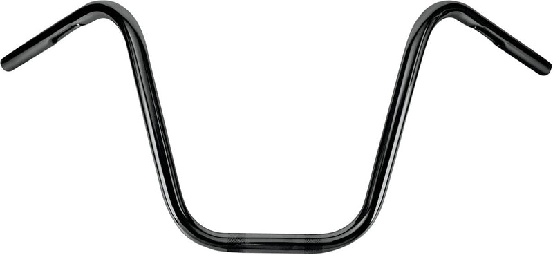 Burly Brand 12 Inch Apehanger Handlebar in Black For 1984-2022 Harley-Davidson (Excl. E-Throttle)