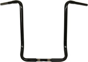 LA Choppers 20 Inch Ape Hanger in Black 1982-2024 Electra Glide & 2008-2023 Street Glide With Batwing Fairing Black| Gloss
