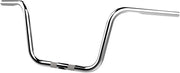 Khrome Werks Chrome 10 in. Bobber Ape Hangers 1 in. Handlebars for Various Various Harley-Davidson Motorcycles (See Fitment List)