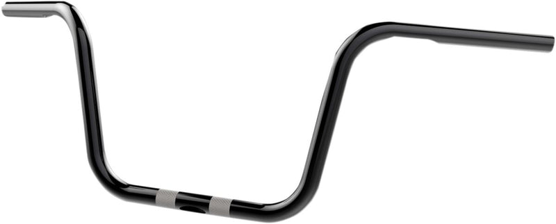 Khrome Werks Black 10 in. Bobber Ape Hangers 1 in. Handlebars for Various Various Harley-Davidson Motorcycles (See Fitment List)