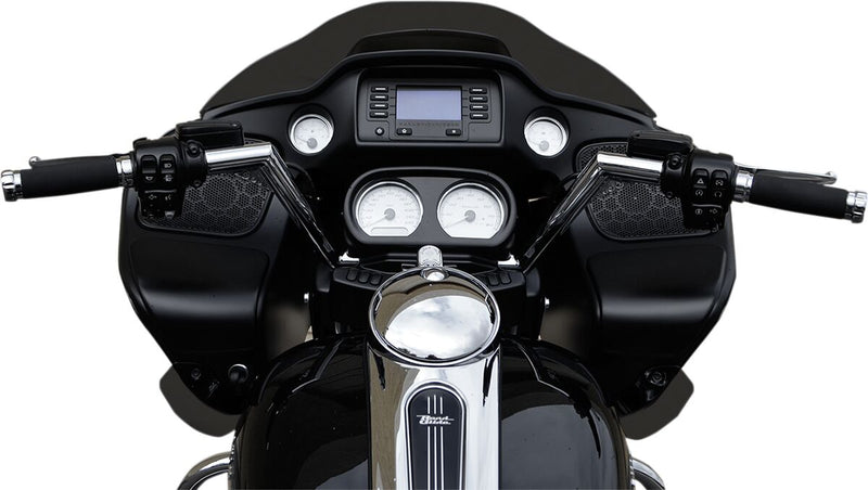 Trask Chrome 1 1/4 in. V-Line Handlebar for 2015-2017 Harley-Davidson Road Glide Motorcycles