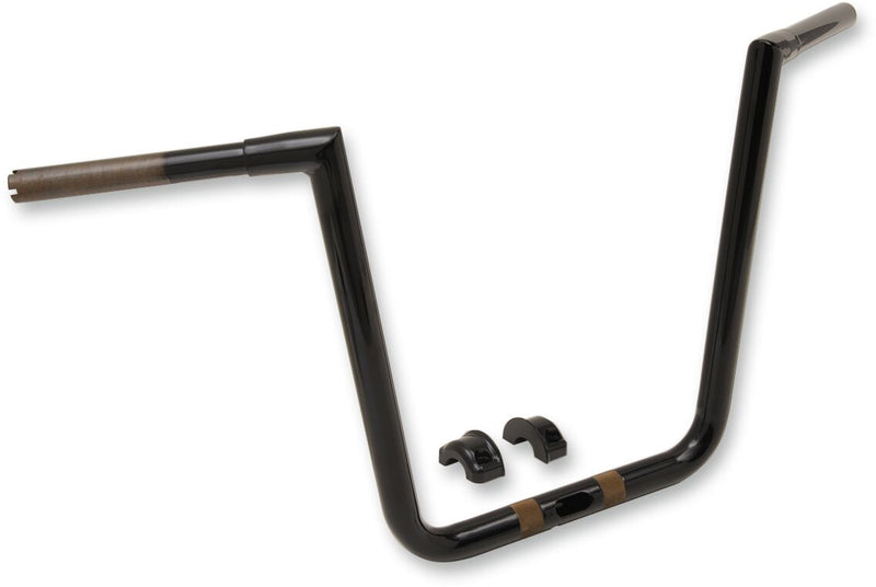 1-1/4" Hefty Twin Peaks Handlebar Touring Black| Gloss #LA-7312-69B